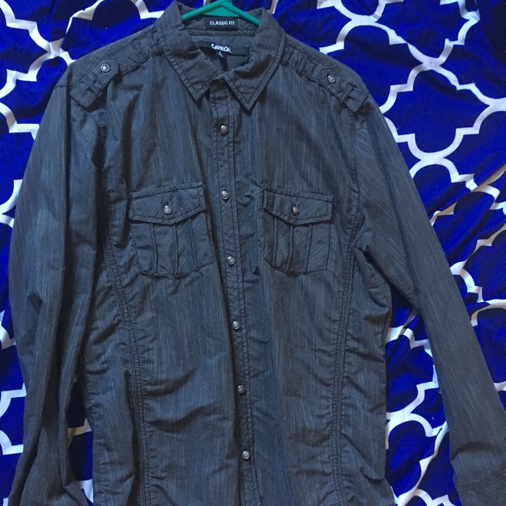 Carbon Button Down